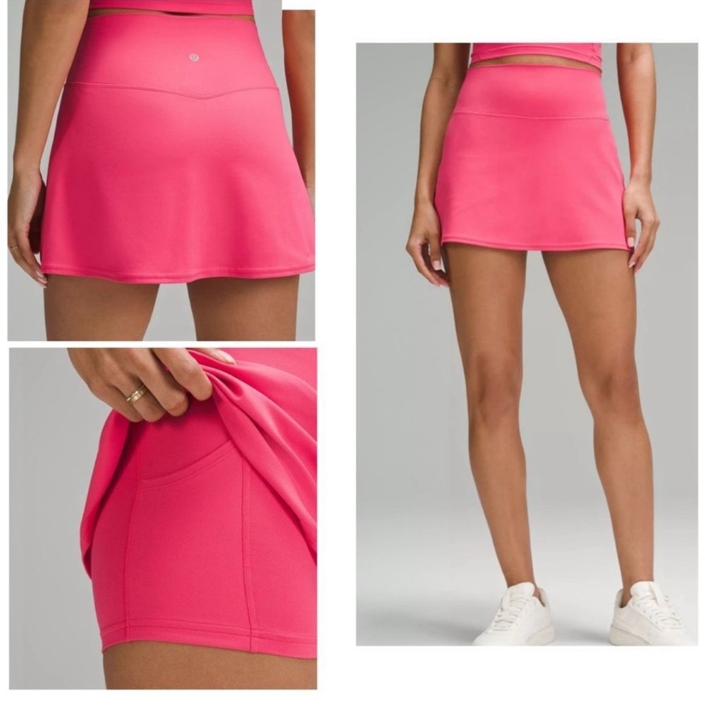 lululemon align high-rise skirt pink